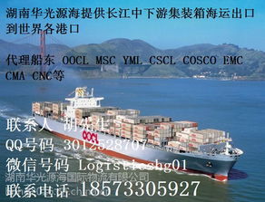 上海至长沙水运集装箱门到门运输与海上国际货物运输代理一体化解决方案
